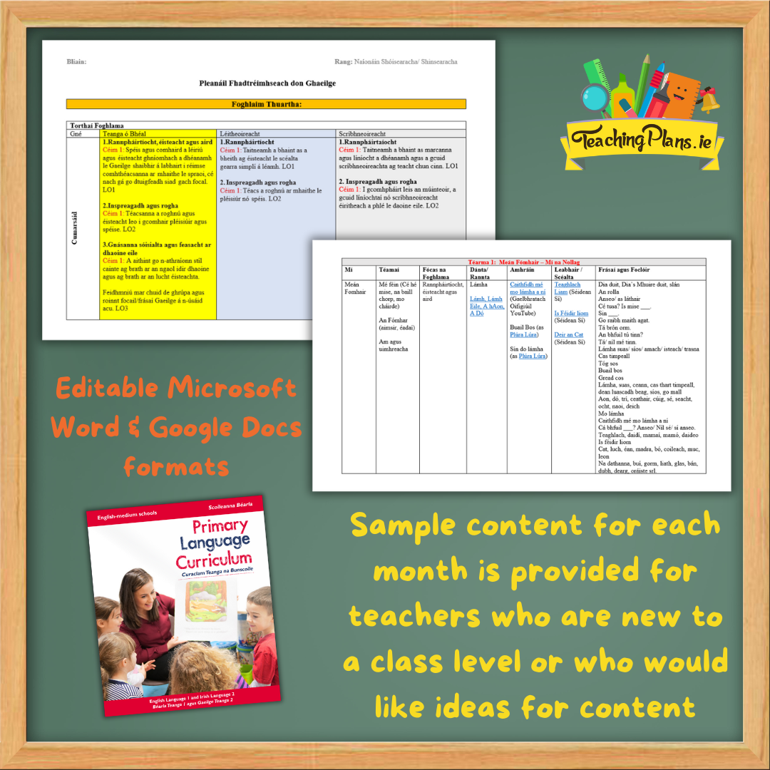 Multi-Class Junior & Senior Infant Long Term Bundle - Image 3