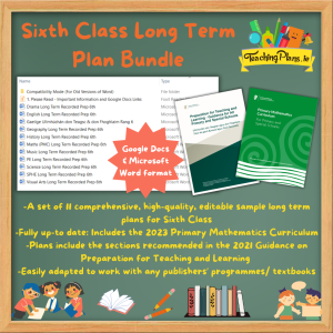Sixth Class Long Term Plan Bundle