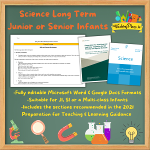 Science Long Term Junior or Senior Infants