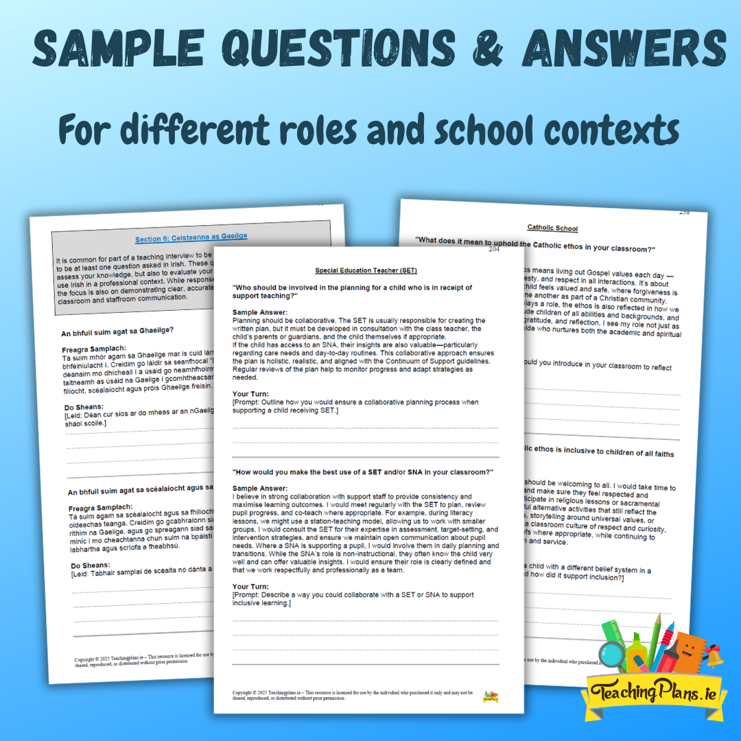Teaching Post Interview Questions and Sample Answers (Primary) - Image 5