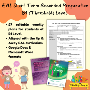 EAL Weekly Plans for the Year - B1 (Threshold) Level