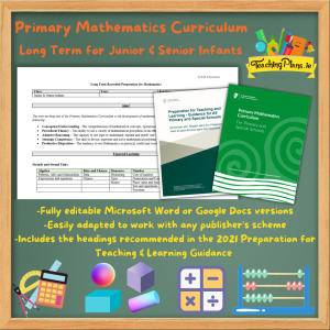 Primary Mathematics Curriculum Long Term Multi-Class Infants