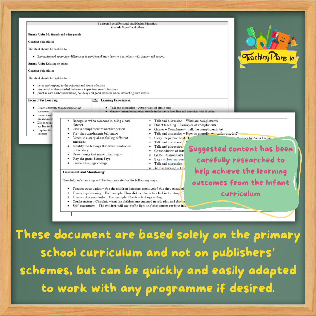 Senior Infants Short Term Recorded Preparation for October - Image 2