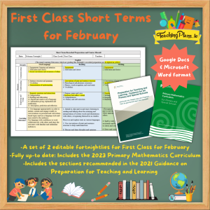 First Class Short Term Recorded Preparation for February