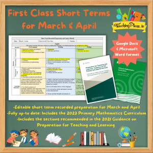 First Class Short Term Recorded Preparation for March & April