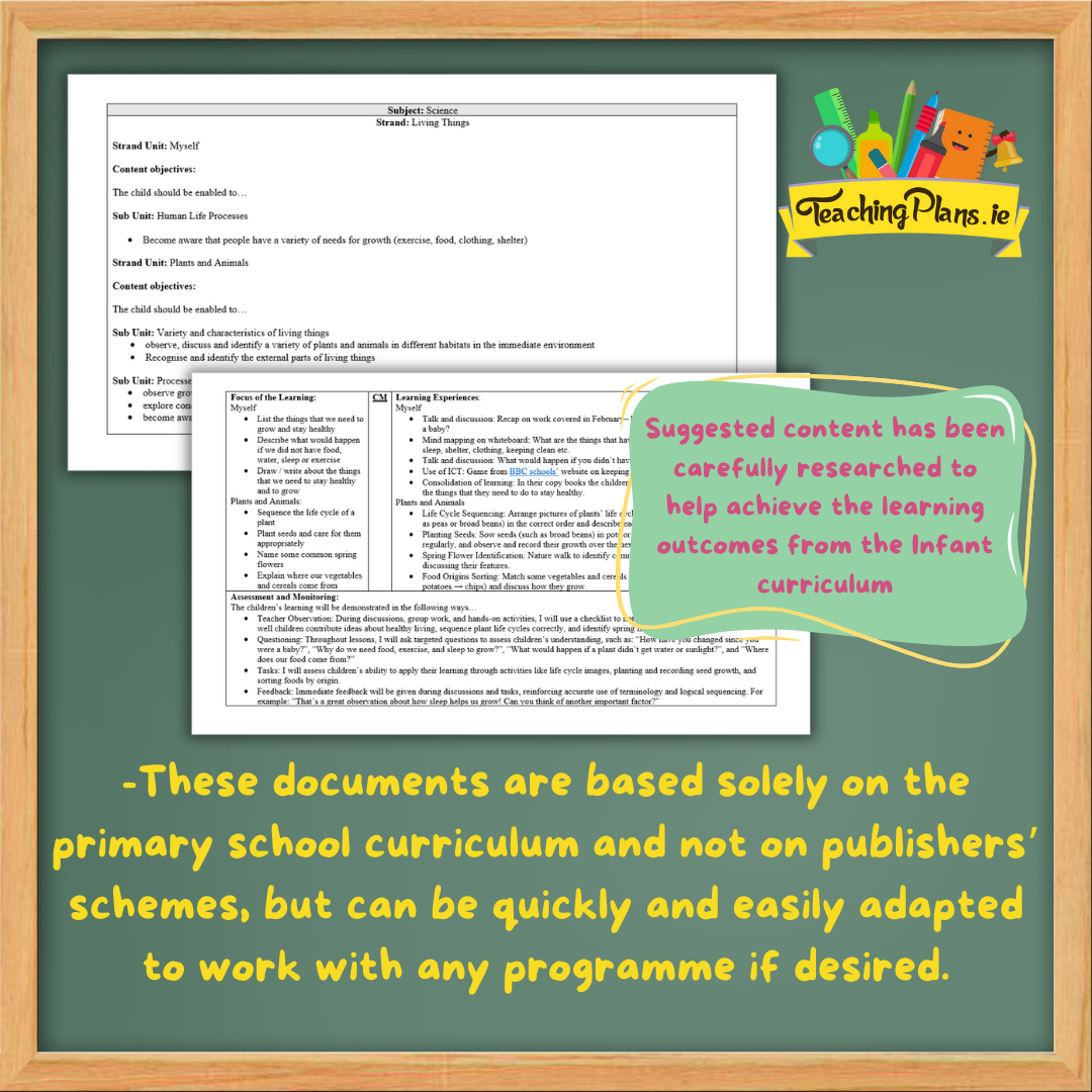 Junior & Senior Infants Short Term Recorded Preparation for March & April - Image 3