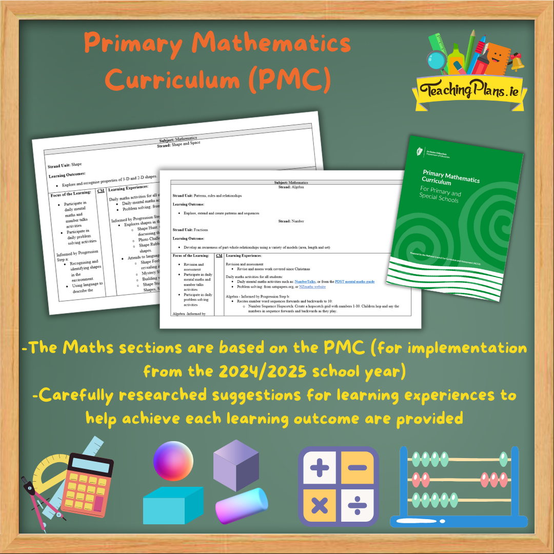 Junior & Senior Infants Short Term Recorded Preparation for March & April - Image 4