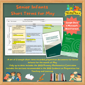 Senior Infants Short Term Recorded Preparation for May