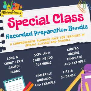 Special Class Recorded Preparation (Planning) Pack
