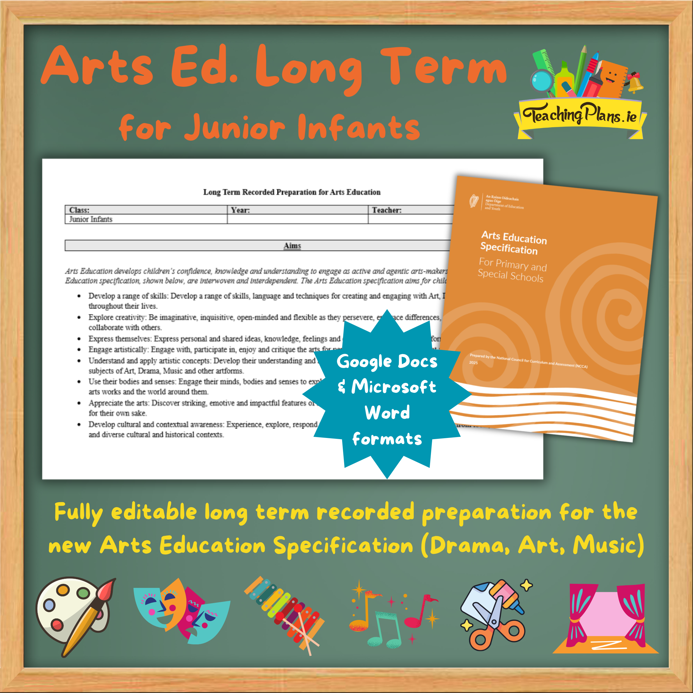 Arts Education Long Term Junior Infants